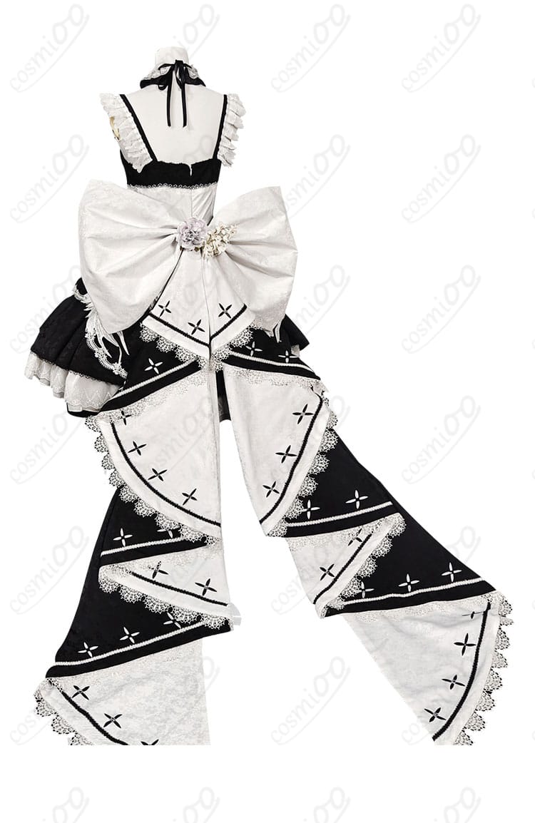 アズールレーン リトル・フォーミダブル コスプレ衣装 メイド服の背面画像。美しいデザインと完璧なフィット感が特徴です。