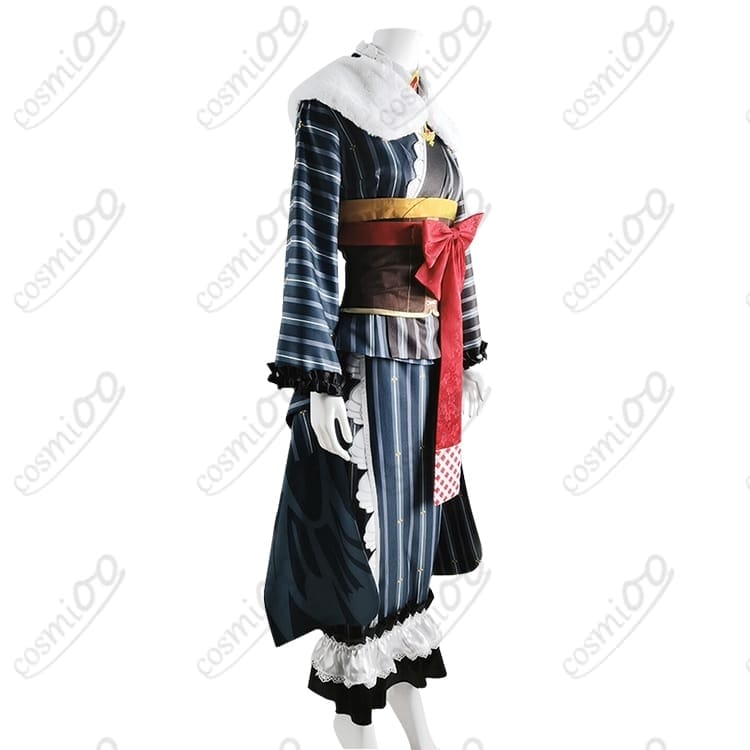 鷹嶺ルイ お正月コスプレ衣装｜上品な振袖風デザイン 高品質フルセット - 2枚目の画像