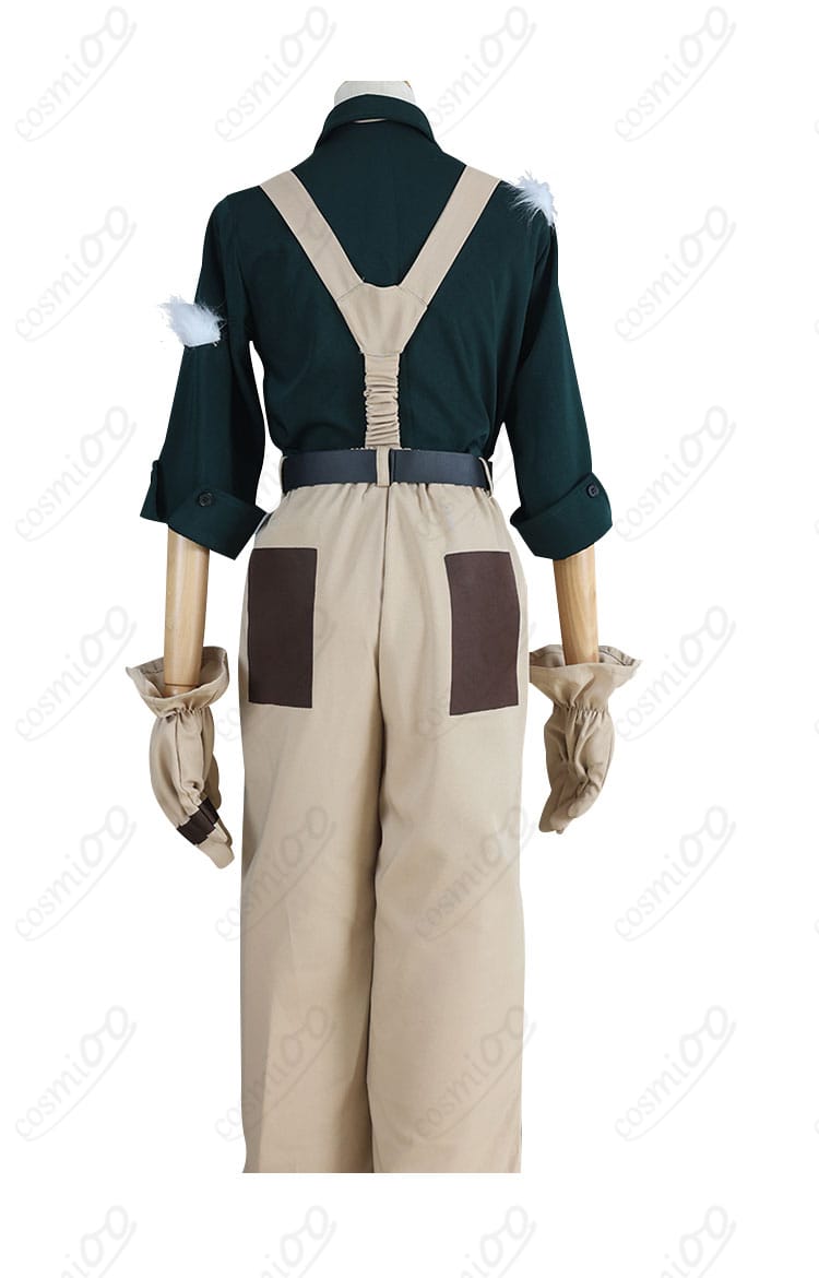 探鉱者（ノートン・キャンベル）コスプレ衣装の背面画像。服の背面デザインとフィット感が見て取れる。