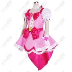 Go!プリンセスプリキュア 春野はるか/キュアフローラ コスプレ衣装 高品質 - 3枚目の画像（サムネイル）