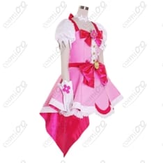 Go!プリンセスプリキュア 春野はるか/キュアフローラ コスプレ衣装 高品質 - 2枚目の画像（サムネイル）