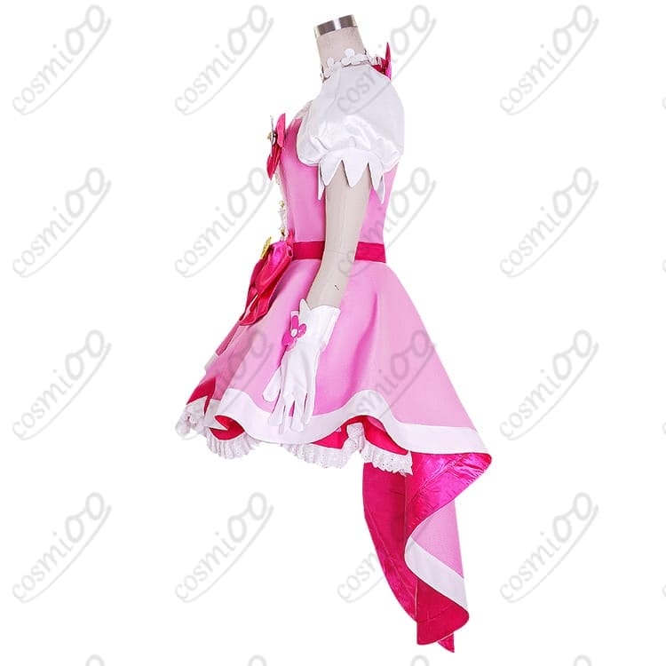 Go!プリンセスプリキュア 春野はるか/キュアフローラ コスプレ衣装 高品質 - 4枚目の画像