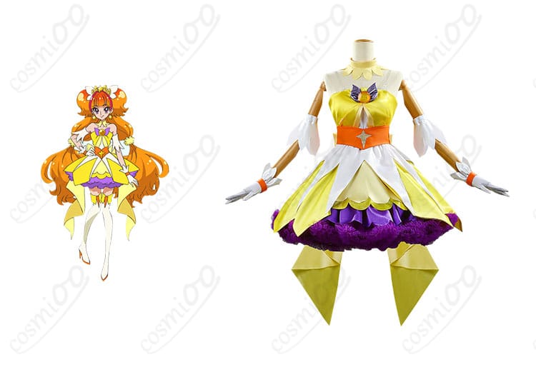 キュアトゥインクルの美しいコスプレ衣装、リアルな再現度