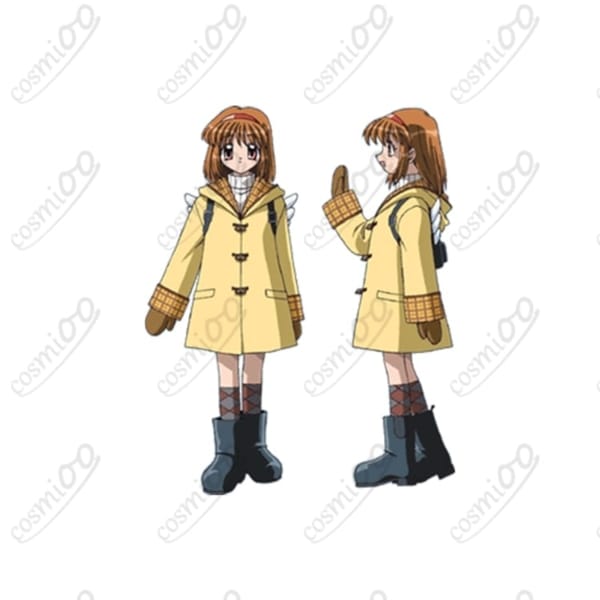 Kanon 月宮あゆ コスプレ衣装｜赤いダッフルと翼リュック高再現