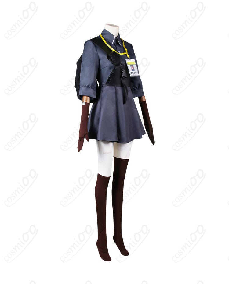 フランカ コスプレ衣装の側面写真。細部までしっかり再現されており、リアルな着用感を提供します。