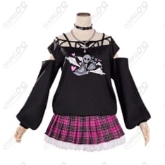 鏡音リン ドンキ描き下ろし風カジュアル｜スウェット×プリーツ 高再現コスプレ衣装 - 1枚目の画像（サムネイル）