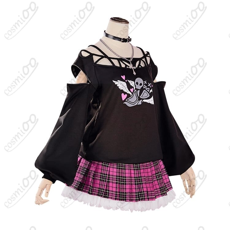 鏡音リン ドンキ描き下ろし風カジュアル｜スウェット×プリーツ 高再現コスプレ衣装 - 2枚目の画像