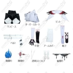 非公式エリザベス・ブラッドフレイム風コスプレ衣装ワンピース＋マント＋アームカバー - 4枚目の画像（サムネイル）