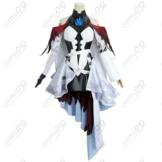非公式エリザベス・ブラッドフレイム風コスプレ衣装ワンピース＋マント＋アームカバー
