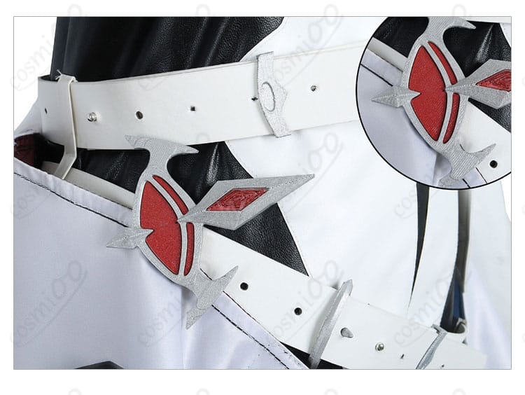 エリザベス・ローズ・ブラッドフレイム コスプレ衣装 腰帯の装飾詳細。完璧なアクセントが加えられたデザイン。