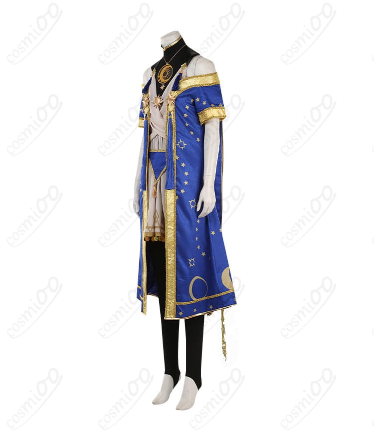 ツイステ デュース・スペード コスプレ衣装 星送りの衣 左側画像。服の装飾とデザインの詳細が確認できます。
