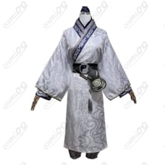 第五人格 白無常（謝必安）コスプレ衣装 陰陽司公 高再現・男女兼用 S〜XXL
