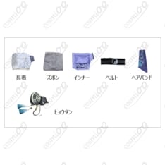 第五人格 白無常（謝必安）コスプレ衣装 陰陽司公 高再現・男女兼用 S〜XXL - 4枚目の画像（サムネイル）