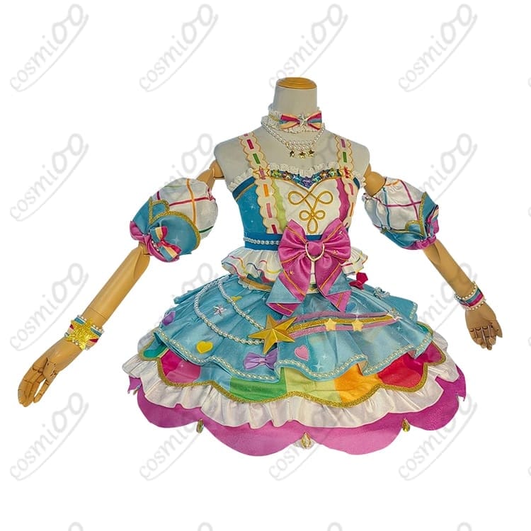 アイカツオンパレード！虹野ゆめ コスプレ衣装 高再現・ポップで可愛いデザイン - 2枚目の画像