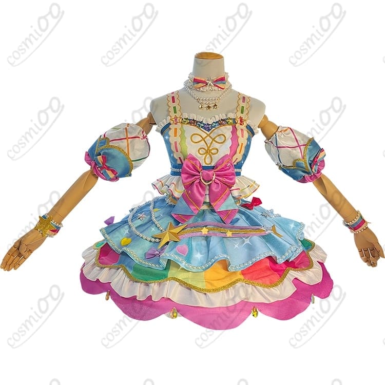 アイカツオンパレード！虹野ゆめ コスプレ衣装 高再現・ポップで可愛いデザイン - 1枚目の画像