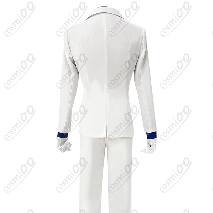 名探偵コナン 怪盗キッド コスプレ衣装｜白タキシード・マント付フルセット - 5枚目の画像