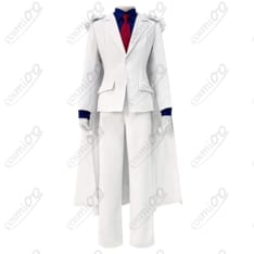 名探偵コナン 怪盗キッド コスプレ衣装｜白タキシード・マント付フルセット - 1枚目の画像（サムネイル）