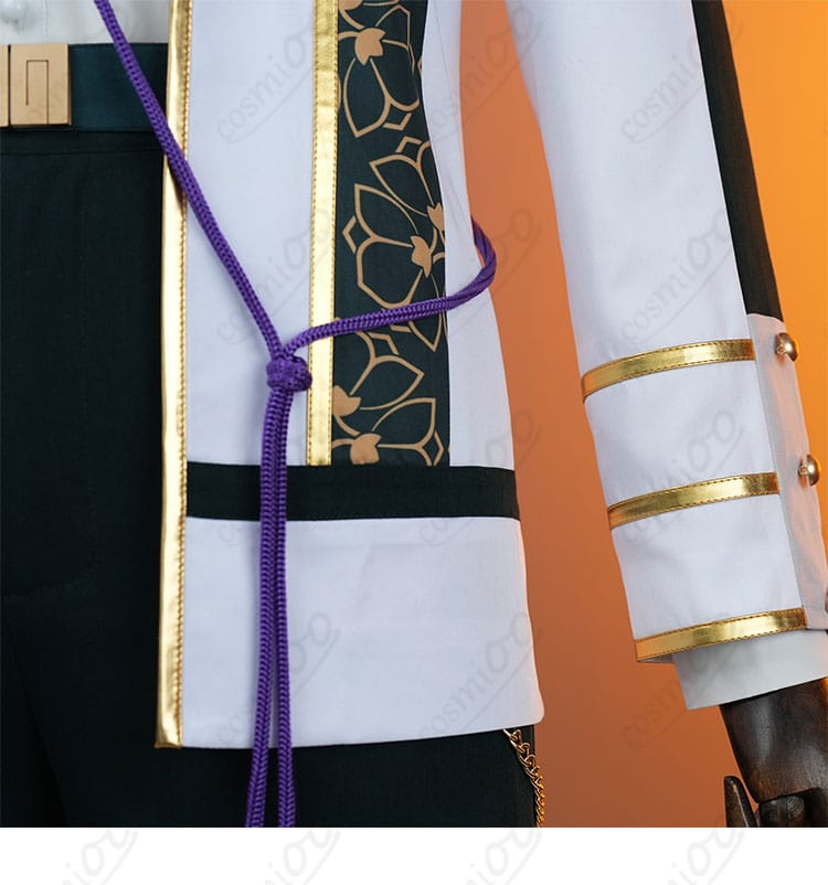 あんさんぶるスターズ！！ 朔間凛月 コスプレ衣装 チャンバラナイト衣装 衣摆部分の装飾ディテール。細部までこだわったデザイン。