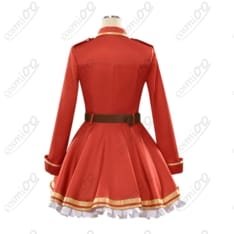 やり直し令嬢 ジル・サーヴェル 衣装 軍服風ワンピ＋ネクタイ＋ベルト 高再現 - 3枚目の画像（サムネイル）