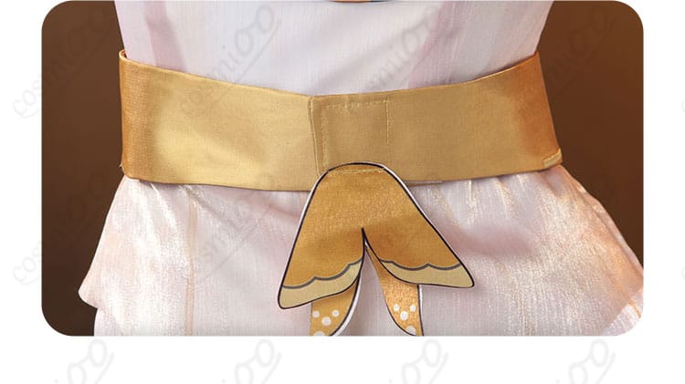 漁師（グレイス）コスプレ衣装の腰帯の後ろ側のディテール。細部まで美しく仕上げています。
