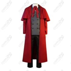 ヘルシング アーカード コスプレ衣装 赤コート・帽子・手袋まで高再現 - 1枚目の画像（サムネイル）