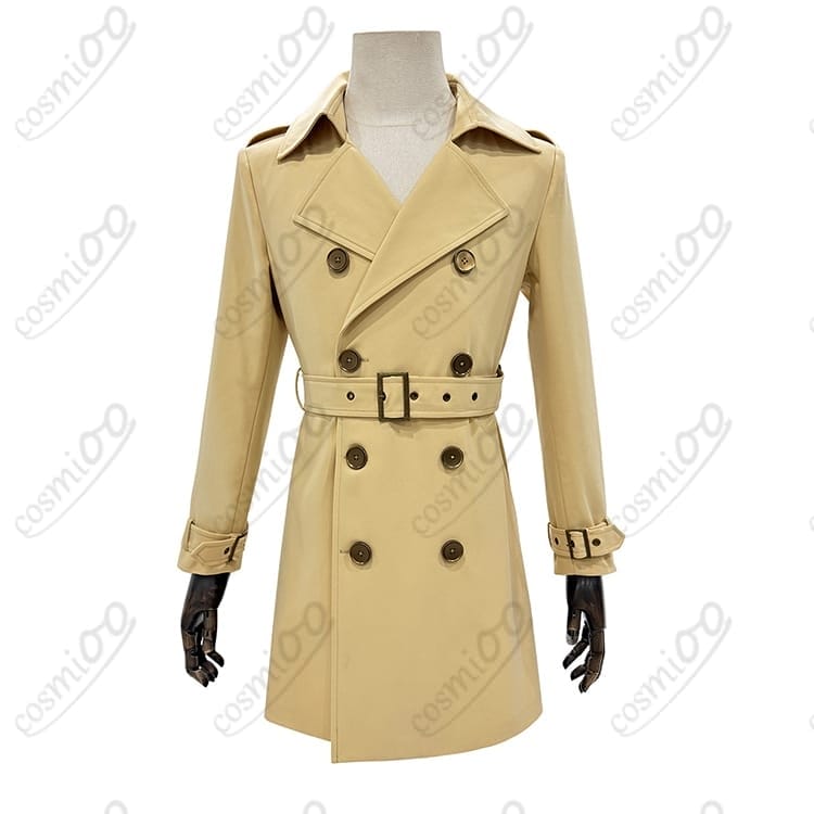 ペルソナ5R 明智吾郎 冬服トレンチ コスプレ衣装｜上品ベージュと端正シルエット - 1枚目の画像