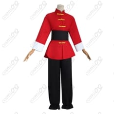 らんま1/2 早乙女乱馬 赤チャイナ服 コスプレ衣装 高再現・動きやすい設計 - 2枚目の画像（サムネイル）