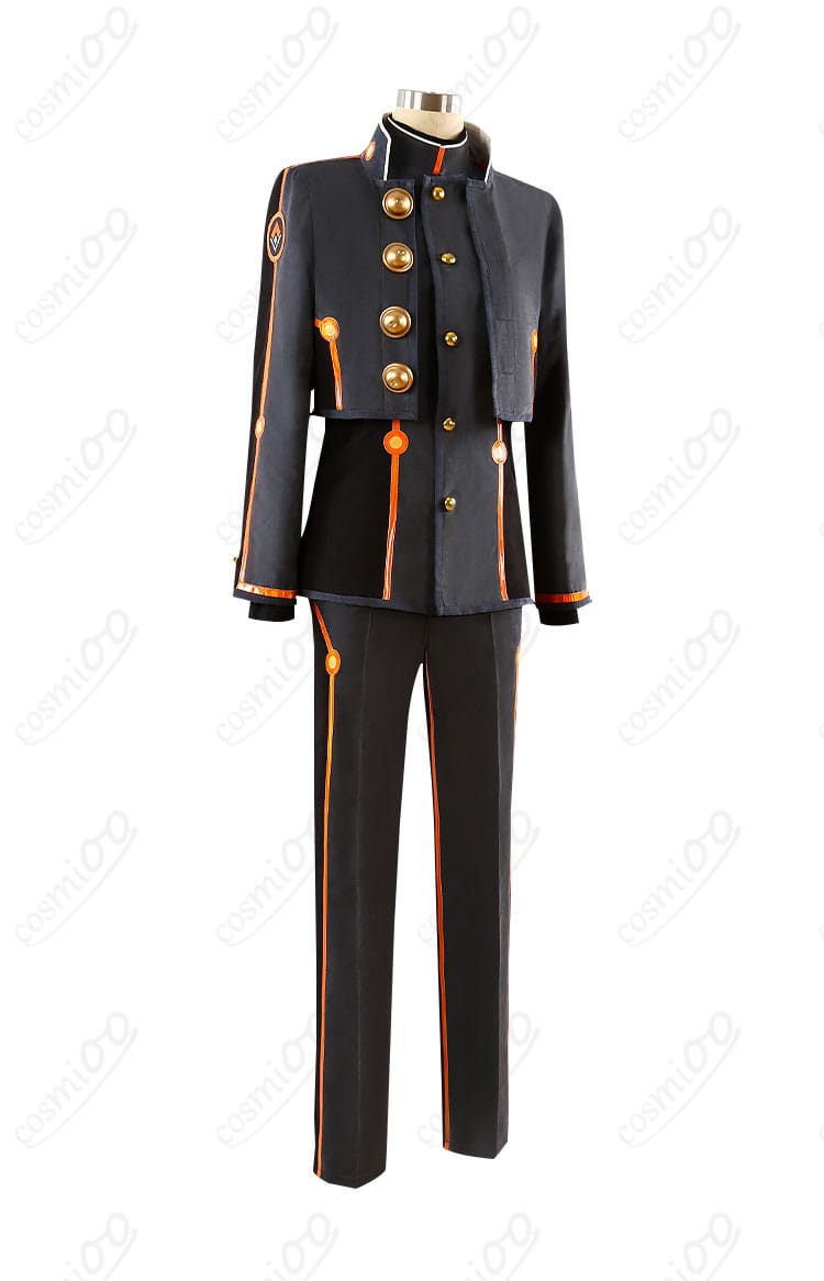 Fate/Grand Order 岸波白野（ザビ男） コスプレ衣装 側面の画像。衣装のサイドデザインとディテールが確認できます。