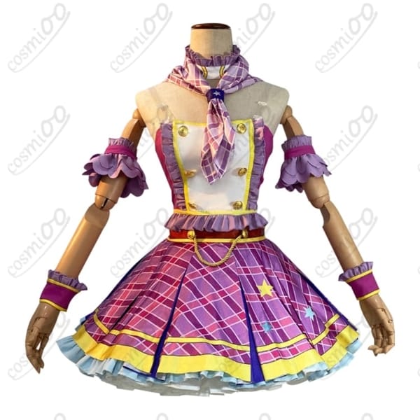 アイカツ！ 紫吹蘭 コスプレ衣装 クールに映える高品質フルセット