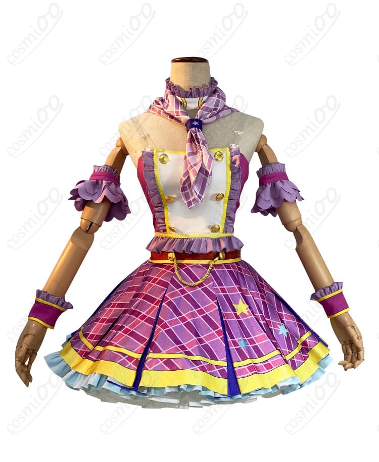 紫吹蘭コスプレ衣装正面 - アイカツ！のファン必見のコスプレ衣装です。