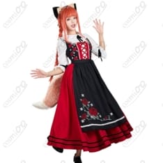 狼と香辛料 ホロ アルザス民族衣装コスプレ 高再現・可憐さと賢さを纏う一着 - 5枚目の画像（サムネイル）