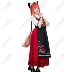 狼と香辛料 ホロ アルザス民族衣装コスプレ 高再現・可憐さと賢さを纏う一着 - 3枚目の画像（サムネイル）