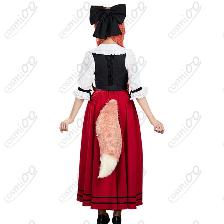 狼と香辛料 ホロ アルザス民族衣装コスプレ 高再現・可憐さと賢さを纏う一着 - 6枚目の画像