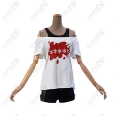 ペルソナ5 佐倉双葉 私服コスプレ衣装 高再現・モッズコート＆赤スターTシャツ - 4枚目の画像（サムネイル）