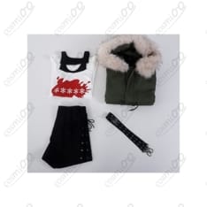 ペルソナ5 佐倉双葉 私服コスプレ衣装 高再現・モッズコート＆赤スターTシャツ - 7枚目の画像（サムネイル）