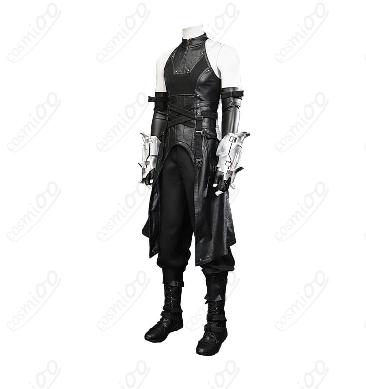 セフィロス コスプレ衣装、左側からの精緻な仕上がり