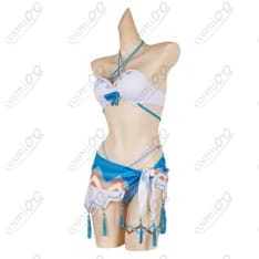原神 蛍（Lumine）ファンメイド水着コスプレ 高品質・清楚で可憐なデザイン - 2枚目の画像（サムネイル）