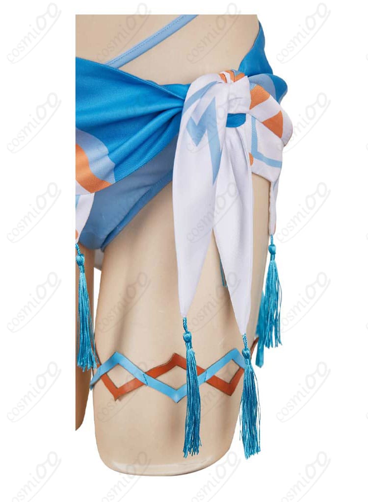 蛍 水着 コスプレ衣装、ナタ魔神任務の温泉の腰布装飾