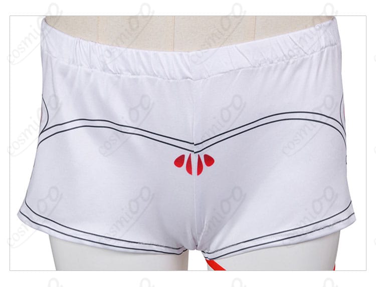 衣装のパンツ部分の正面装飾、こだわりのディテール。