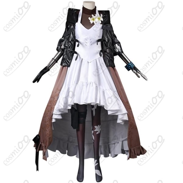 アークナイツ 焔影リード コスプレ衣装｜黒×深紅の焔影デザイン 高品質フルセット