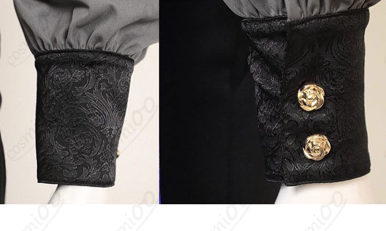 セフィロス コスプレ衣装の袖口装飾。精巧な仕上がりが特徴。