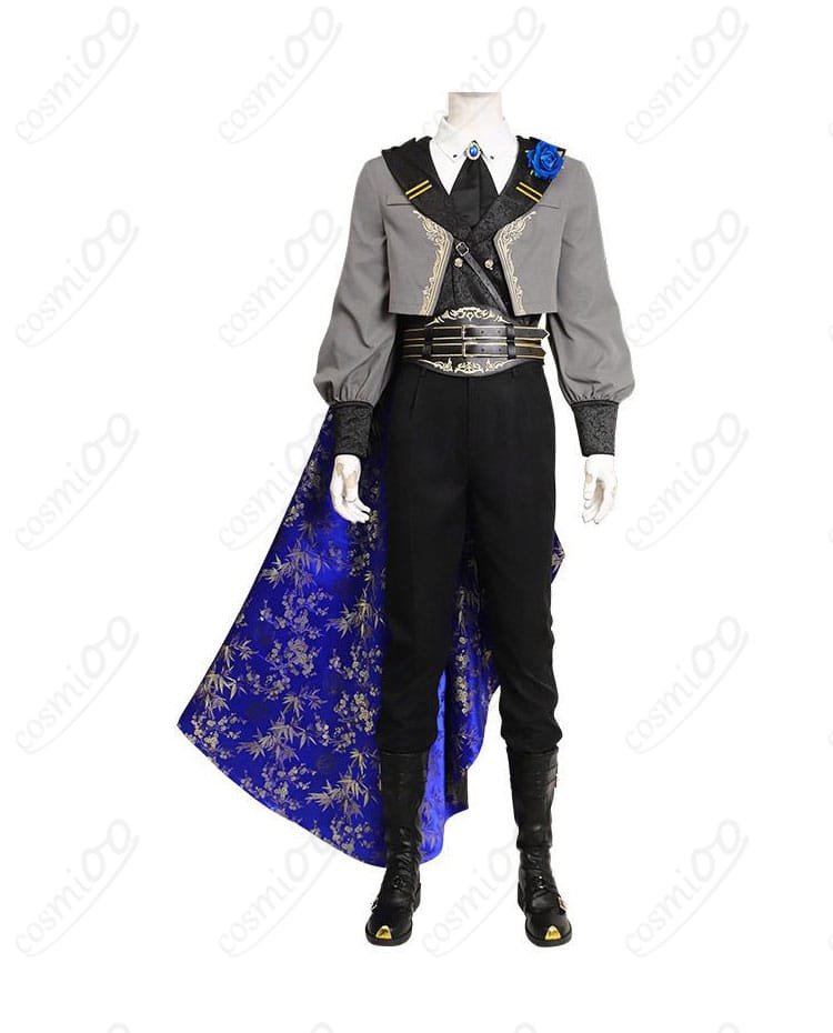 セフィロス ダークナイトスーツ コスプレ衣装の正面の詳細。高い再現度でファン必見。