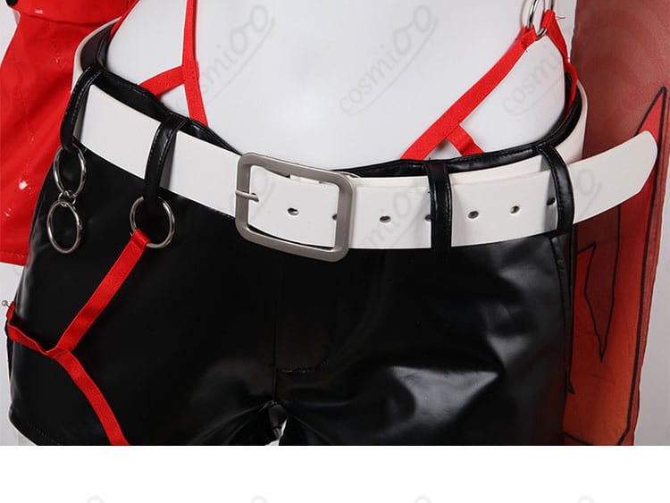 乱破（らんは）コスプレ衣装の腰帯部分の装飾。アクセントとなるディテールが衣装の魅力を引き立てる。