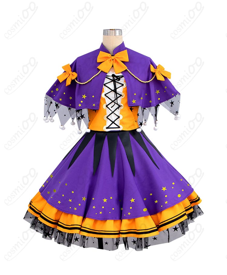 リゼロ エミリア コスプレ衣装 正面写真｜ハロウィンNight2024衣装の美しいディテールが一目で分かる！