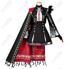 アークナイツ『ラップランド』コスプレ衣装｜狂気を纏うダーク高再現フルセット - 1枚目の画像（サムネイル）