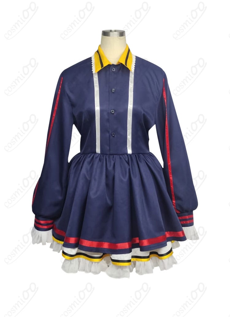 服装装飾ディテール - 蝶結びとスカーフの装飾、愛清フウカコスプレ衣装