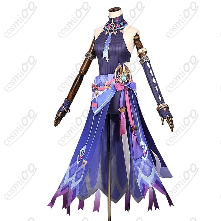 原神「シトラリ」イメージ風コスプレ衣装・レオタード＆アクセサリー付きイベント向け - 2枚目の画像