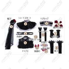 ラブライブ！スクフェス西木野真姫『怪談編』コスプレ衣装｜クール可愛いギャップ表現 - 7枚目の画像（サムネイル）