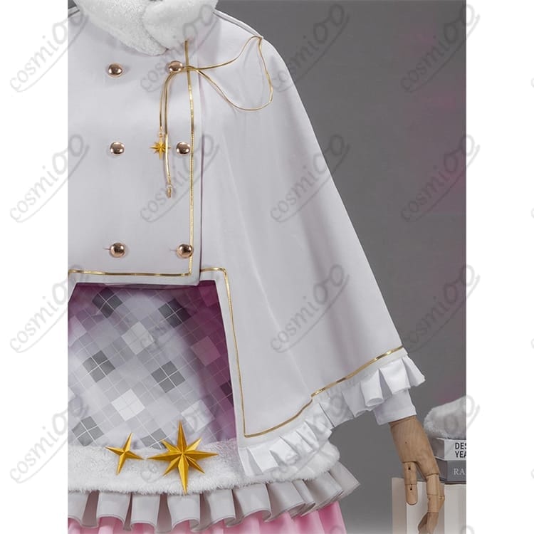 アイカツ！星宮いちご冬私服コス｜白ポンチョが可憐な高再現フルセット - 3枚目の画像