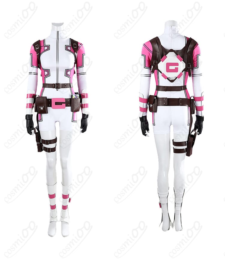 商品正面と背面を比較したコスプレ衣装の画像